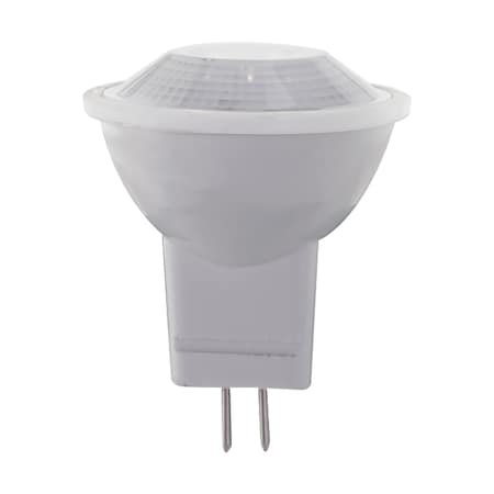 Satco Bulb, LED, 2W, 3000K, 120V, Opaque, GU4/ND, MR11, PK 2 S21741